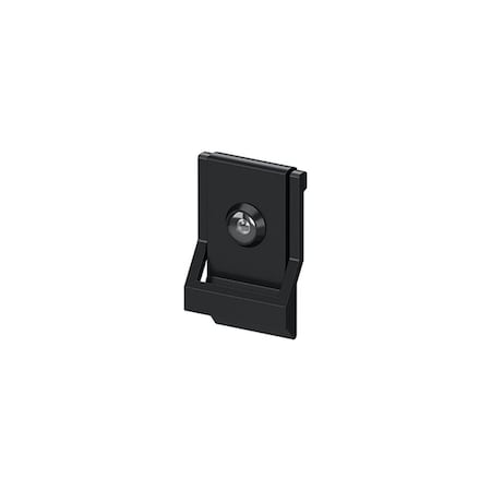 Deltana 4-5/8 x 3 Modern Door Knocker with Viewer Black Finish DKMV4U19